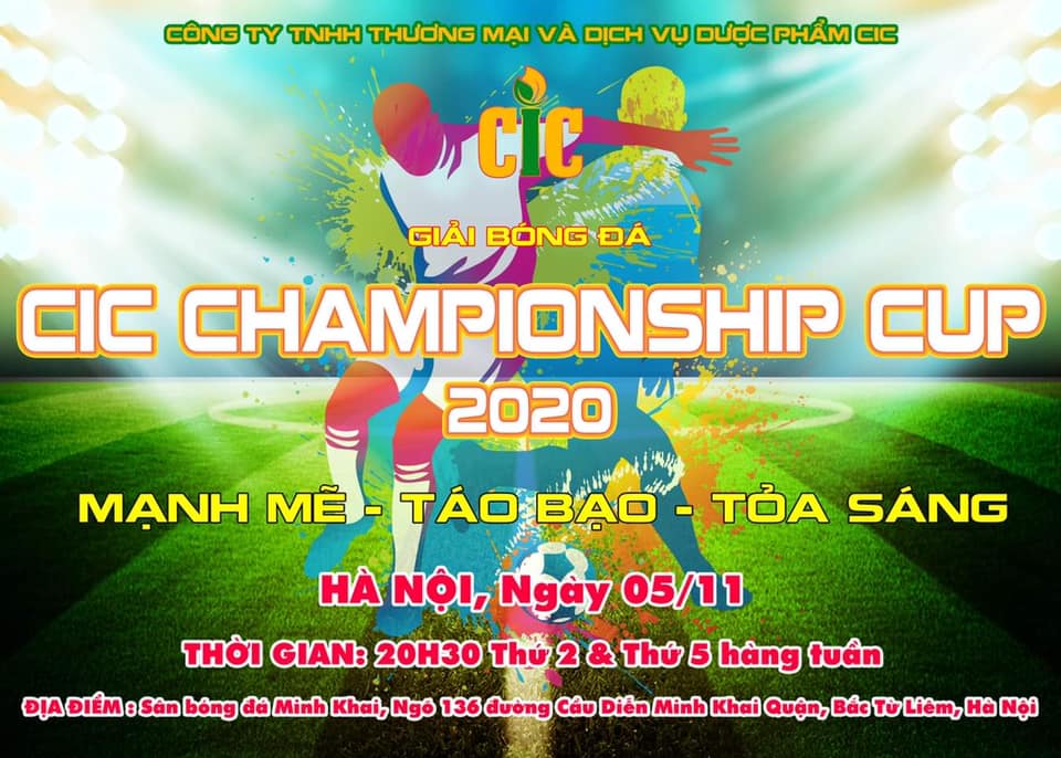 CHUNG KẾT GIẢI BÓNG ĐÁ CIC CHAMPIONSHIP 2020 - XƯỚNG DANH NHÀ VÔ ĐỊCH FC SEV